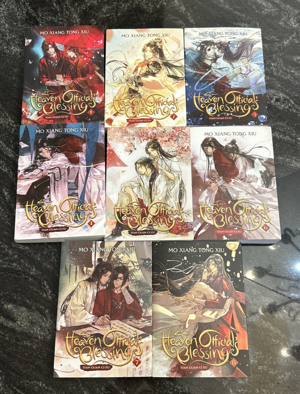 Heaven Ufficiale Benedizione Light Novel Inglese Guan Ci Fu (Volume 1-8)