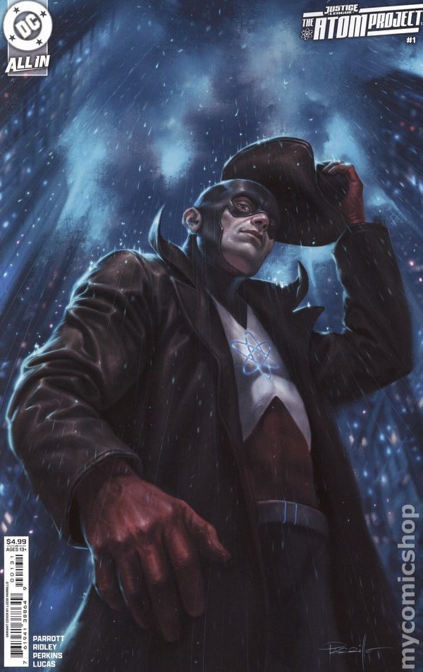Justice League the Atom Project 1C quasi nuovo 2025 immagine stock