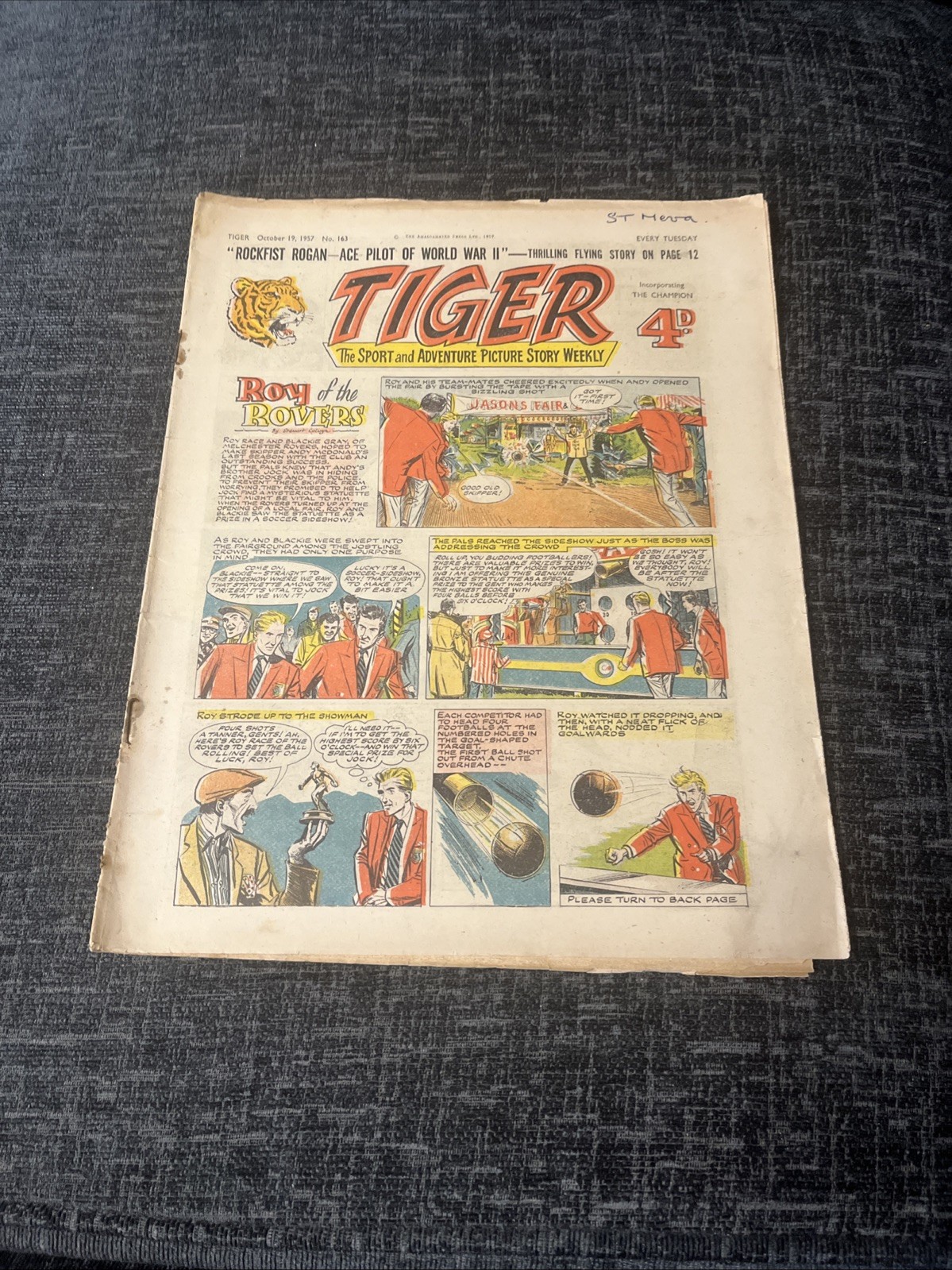 Tiger Comic - #163 - 19 October 1957