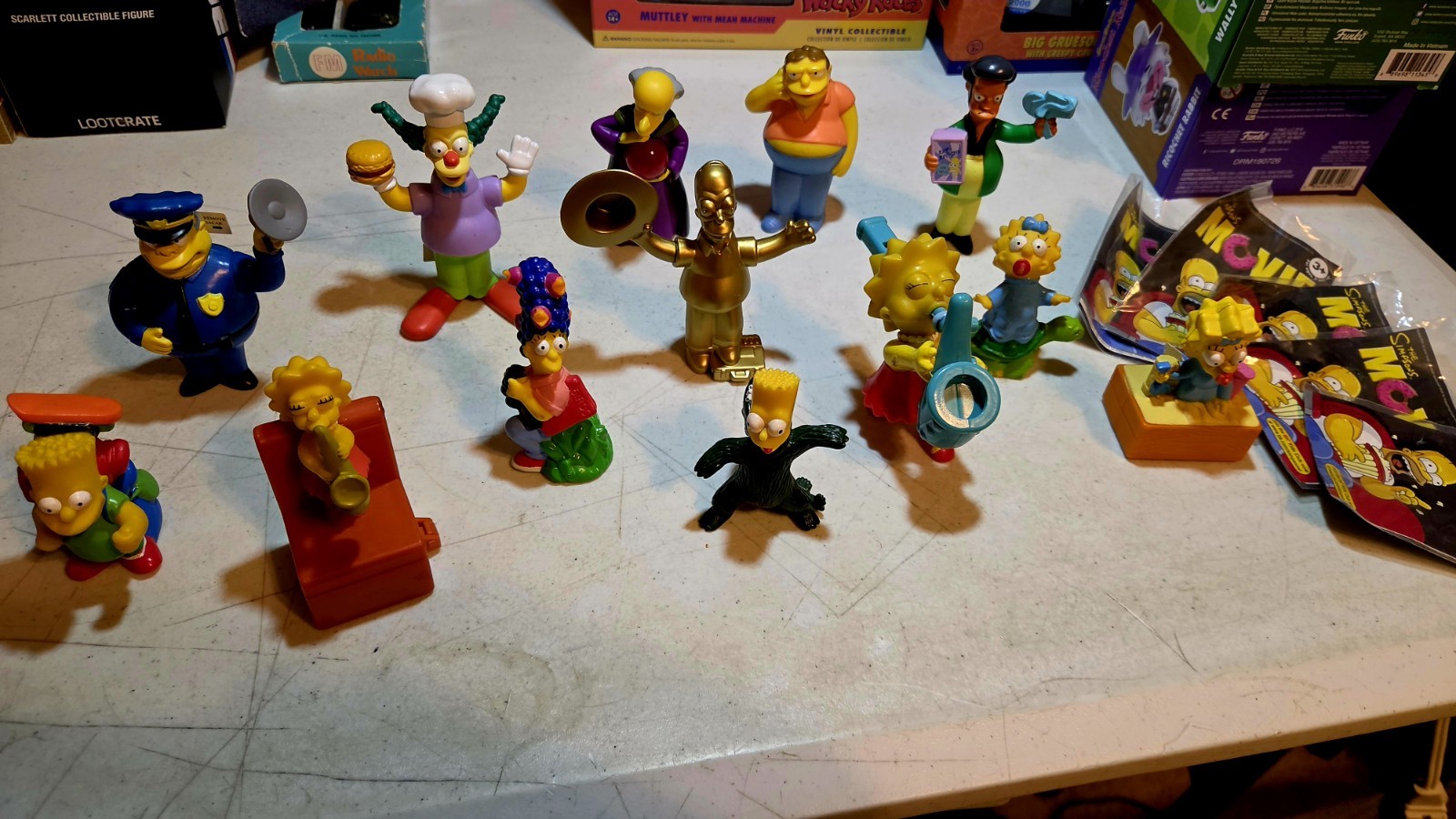 Figurine Vintage "I Simpson's " | Burger King Kid Meal Serie da Collezione 2007