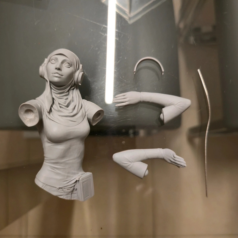Pedro Fernández Works – Yildiz – Busto de resina – Nuevo – Completo