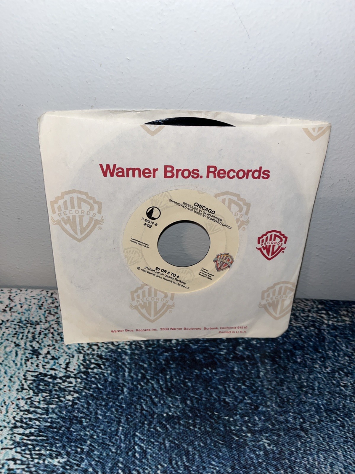 Chicago – Will You Still Love Me? / 25 Or 6 To 4 45 RPM Record 7"