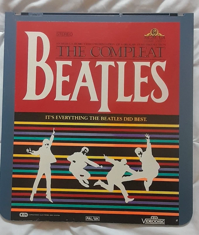 Videodisque ced rca - The Compleat Beatles - Version PAL/UK - Stereo - Teste et fonctionnel