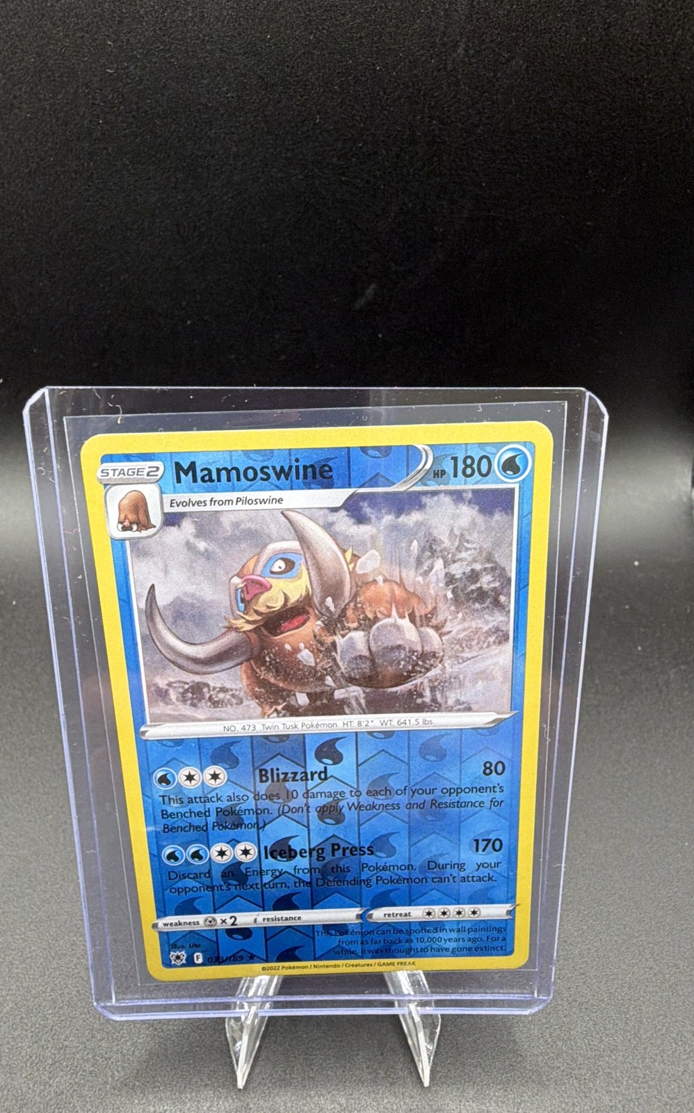 Mamoswine 033/189 Swsh10: Astral Radiance Reverse Holo