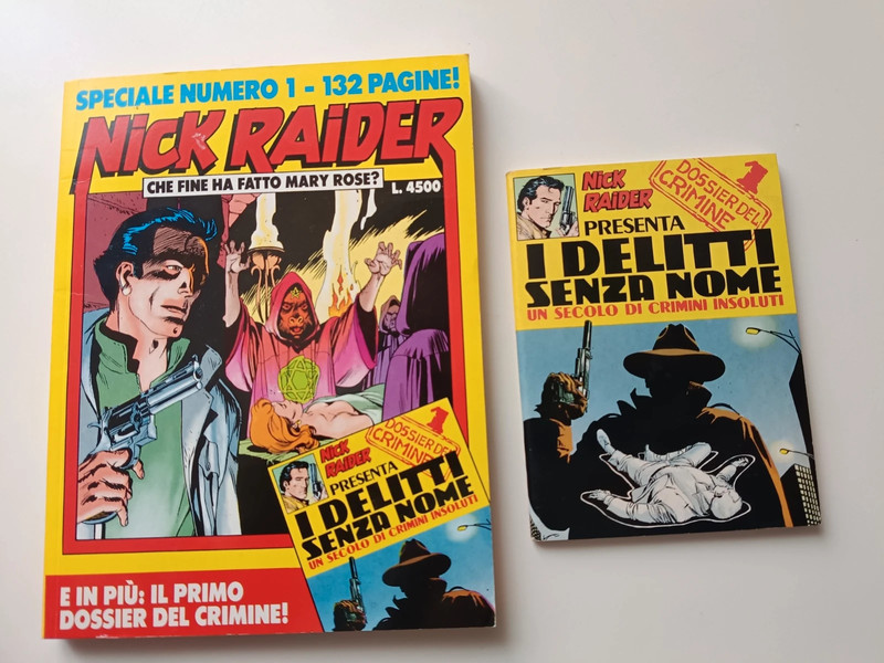 Nick Raider special n. 1 con albetto allegato.