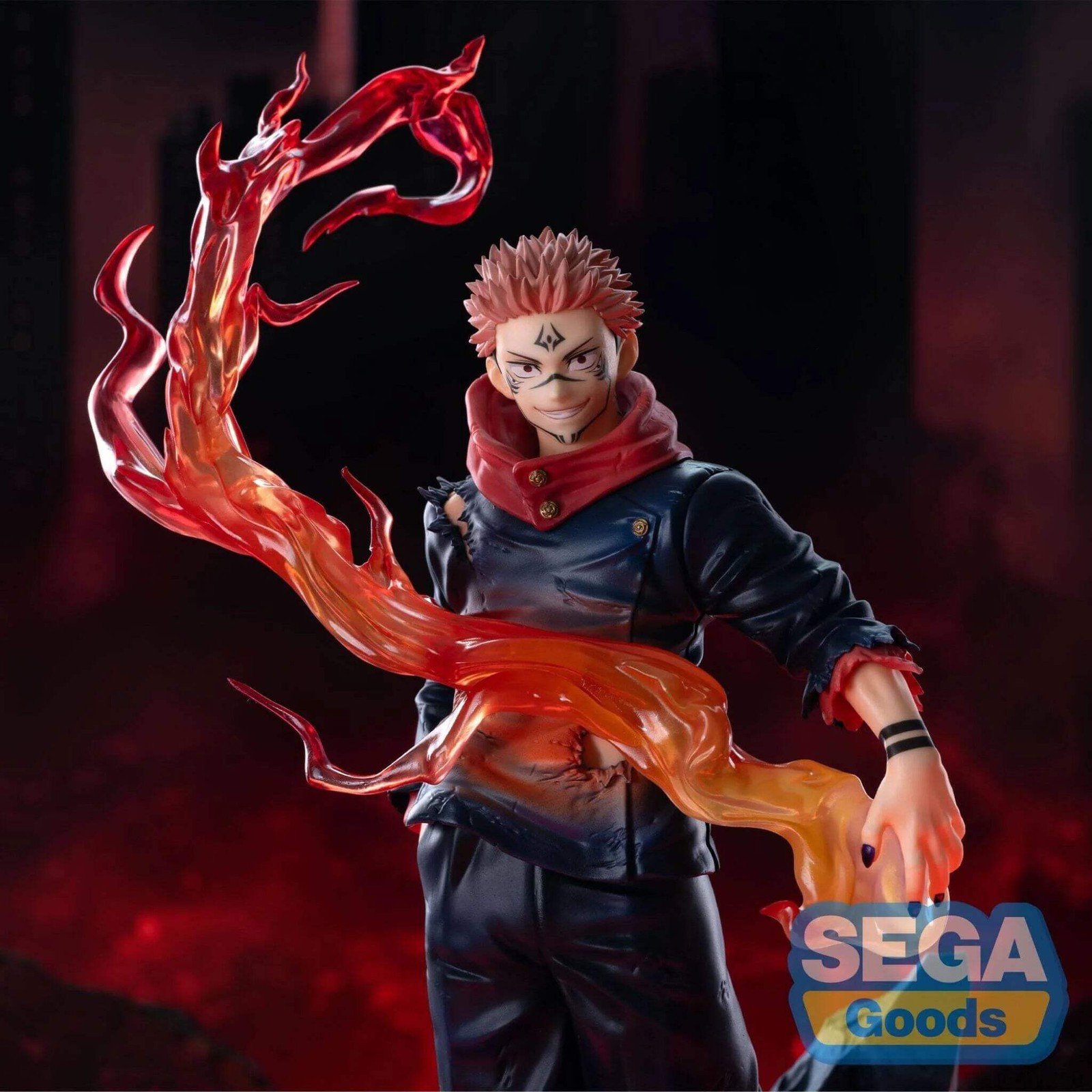 Jujutsu Kaisen Luminasta Sukuna Figure | Edizione Fiamma Divina (Kamino) | SEGA Pr