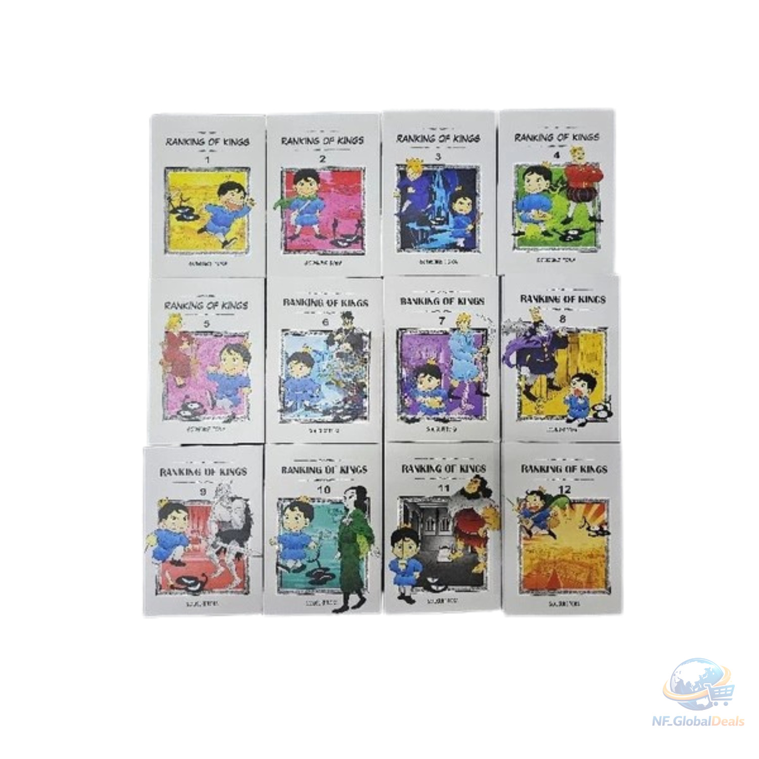 Classifica dei Re Vol. 1-12 manga set completo fumetto inglese classifica Ousama