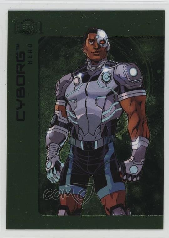 2025 Skybox Metal Universe Batman verde lime FX 149/175 Cyborg #36 1b2x