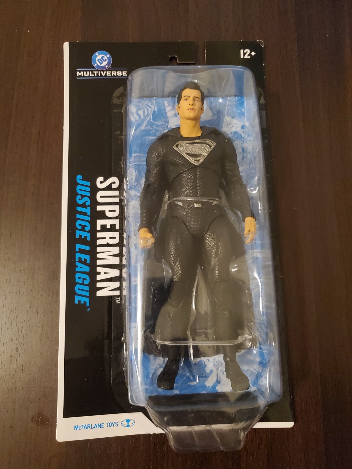McFarlane Toys DC Multiverse Black Suit Superman Justice League 7" New Retired 