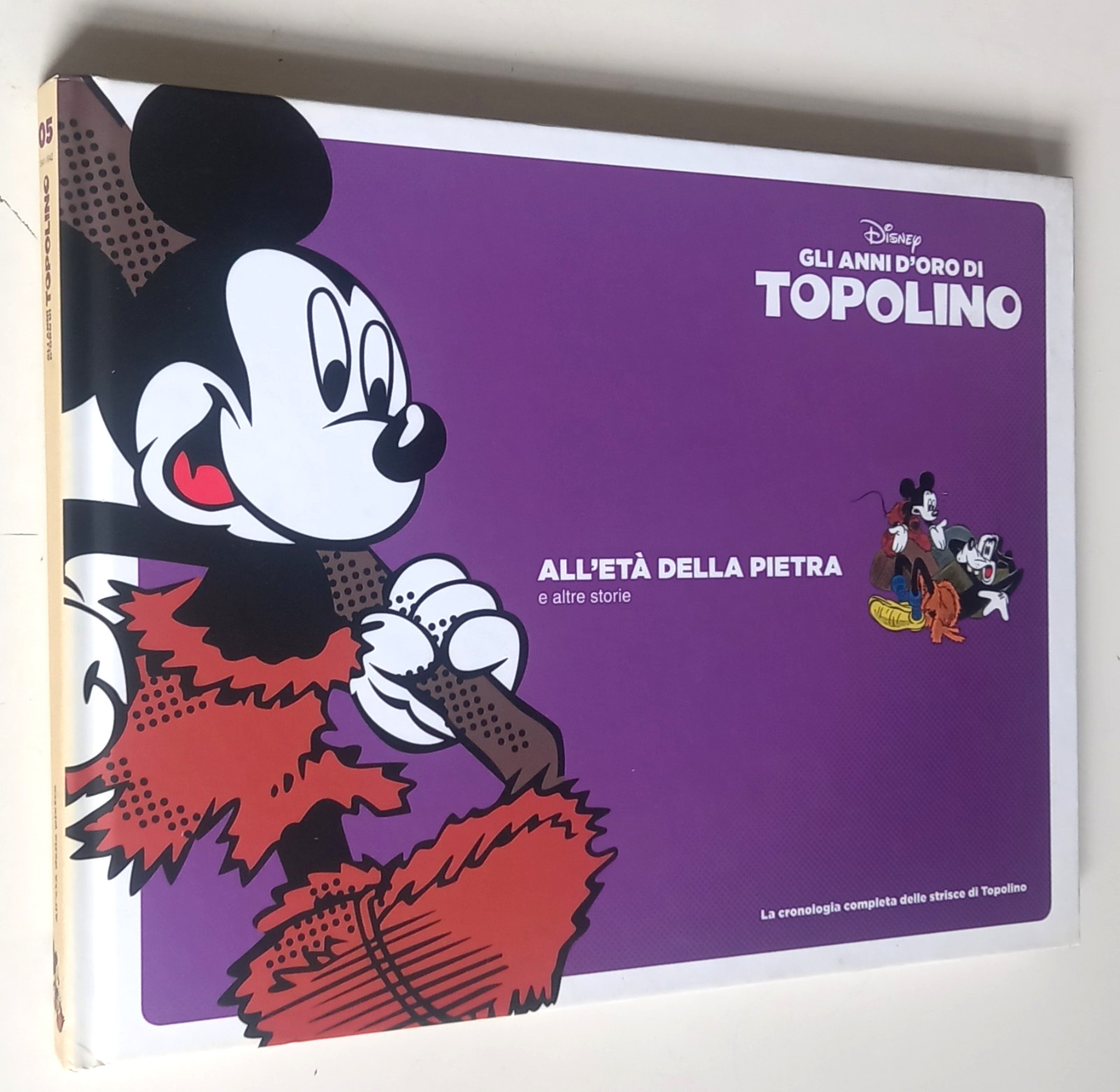 GLI ANNI D'ORO DI TOPOLINO N. 05- "All'Età della Pietra.."- La Gazzetta Sport