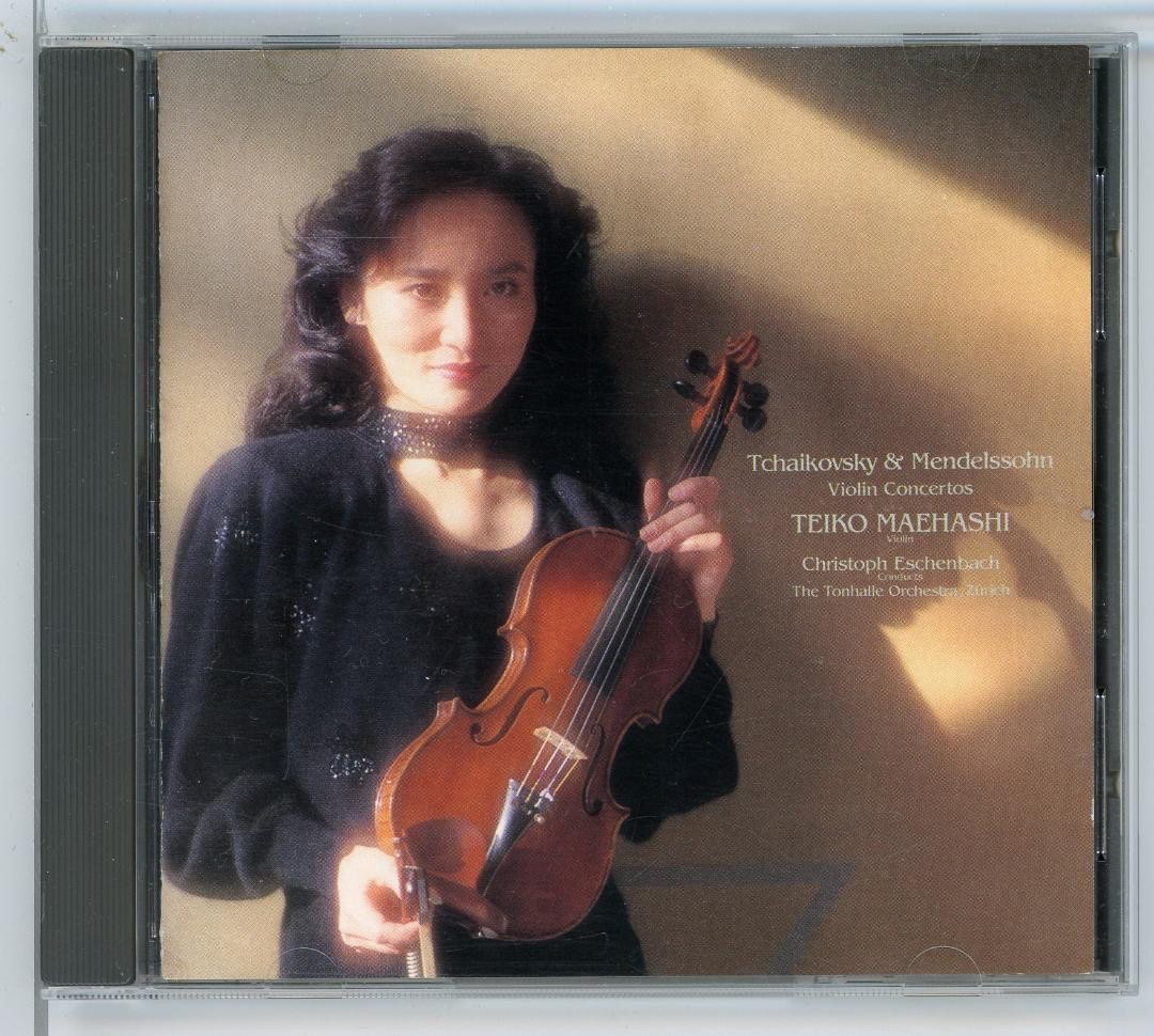 Cd Tchaikovsky/Mendelssohn Violin Concerto Teiko Maebashi Eschenbach Used X
