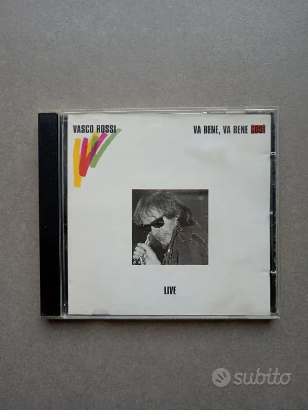 CD Vasco Rossi Live Va bene, va bene 1984