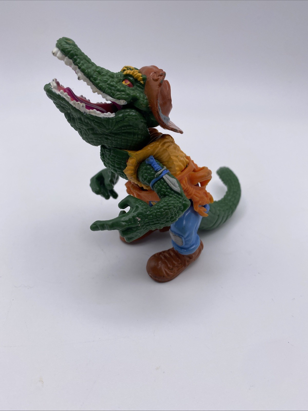TMNT Leatherhead 1989 Teenage Mutant Ninja Turtles Action Figure - Vintage