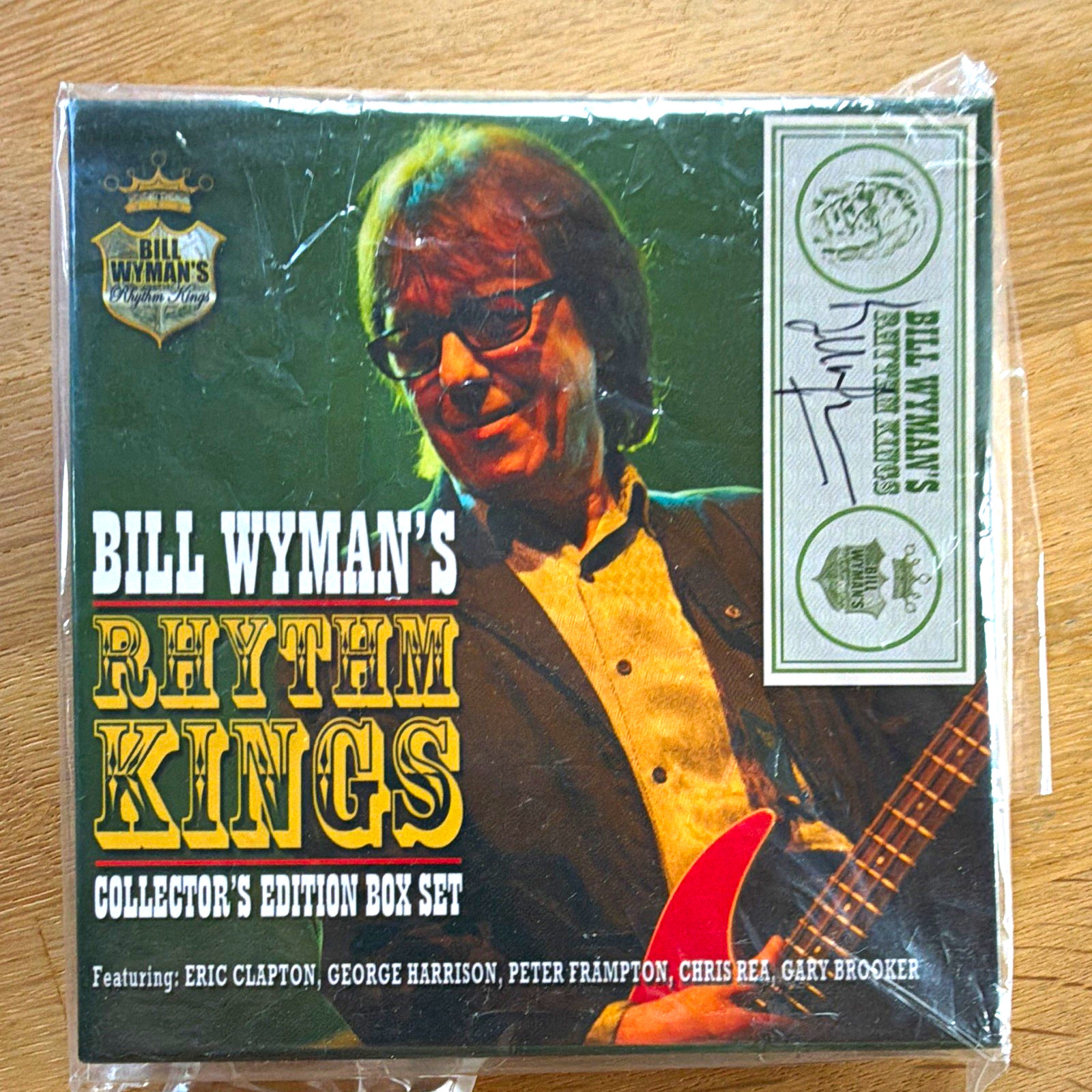 SIGNED!  Bill Wyman's Rhythm Kings Collector's Edition CD Box Set 2011 SIGNIERT!