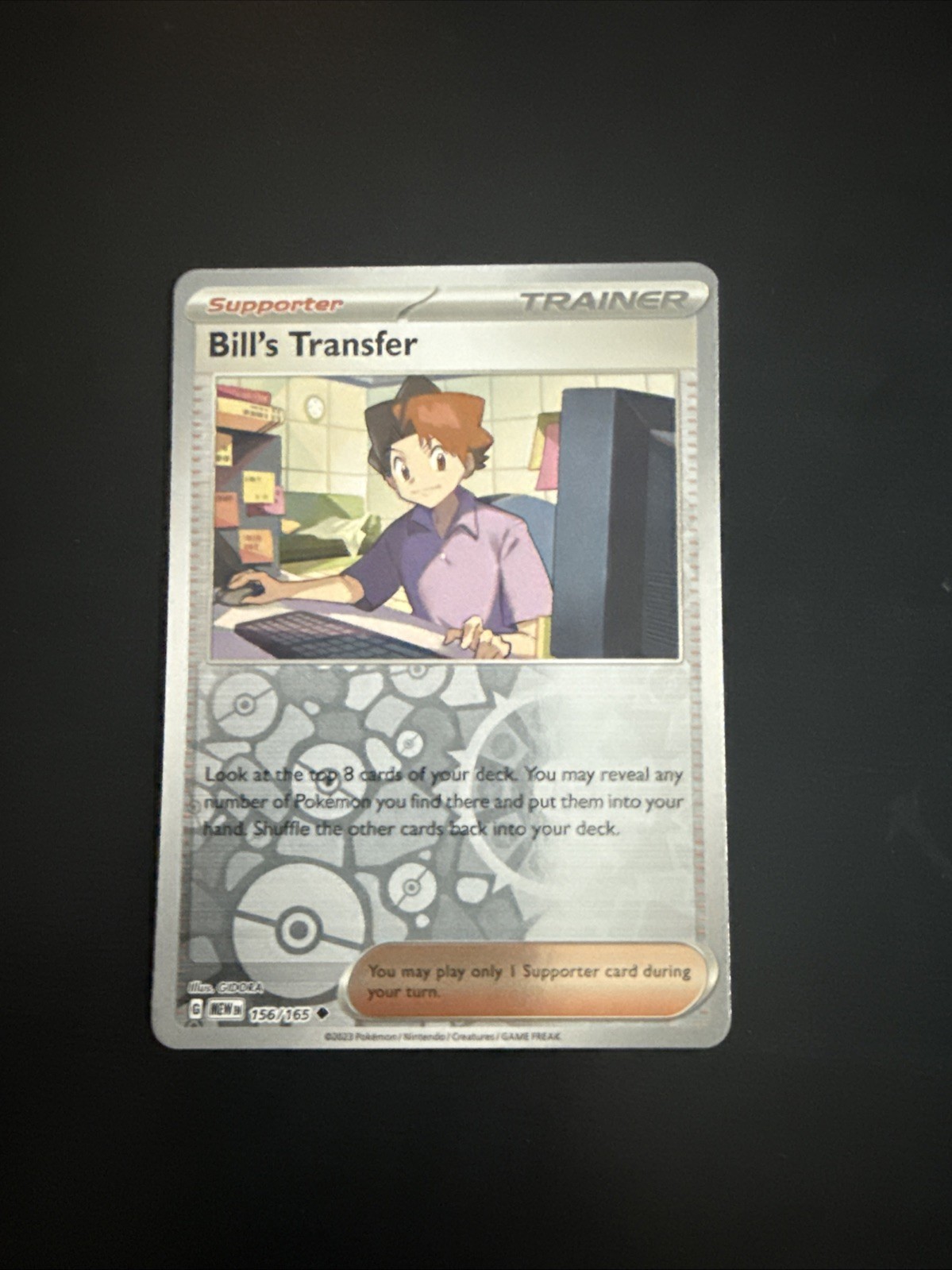 Bill's Transfer 156/165 Sv: Scarlet & Violet 151 Reverse Holo