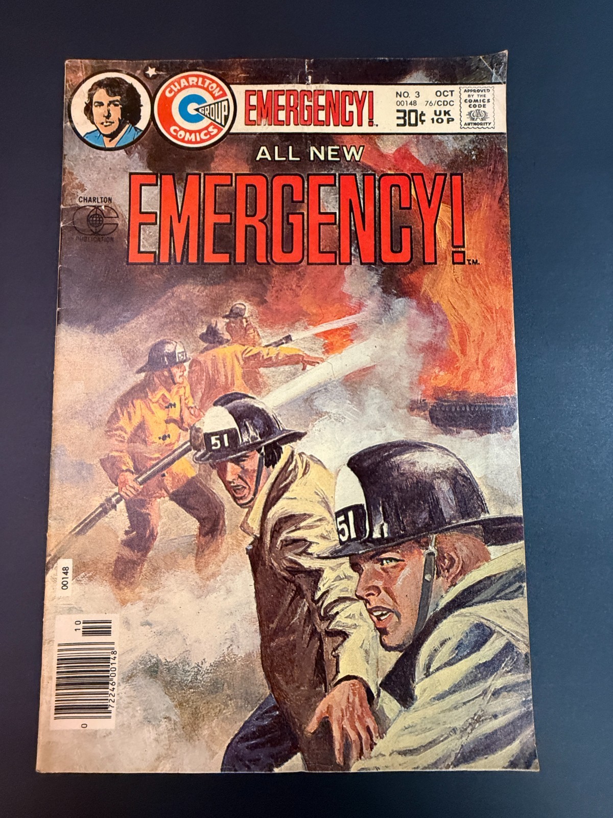 Emergency #3 Charlton Comics 1976 FN-