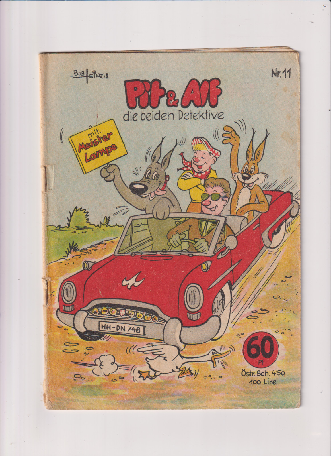Pit & Alf grande nastro 11 Bob Heinz originale Lehning
