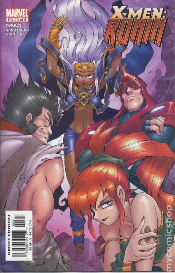 X-Men Ronin #3 VG 2003 immagine stock basso grado