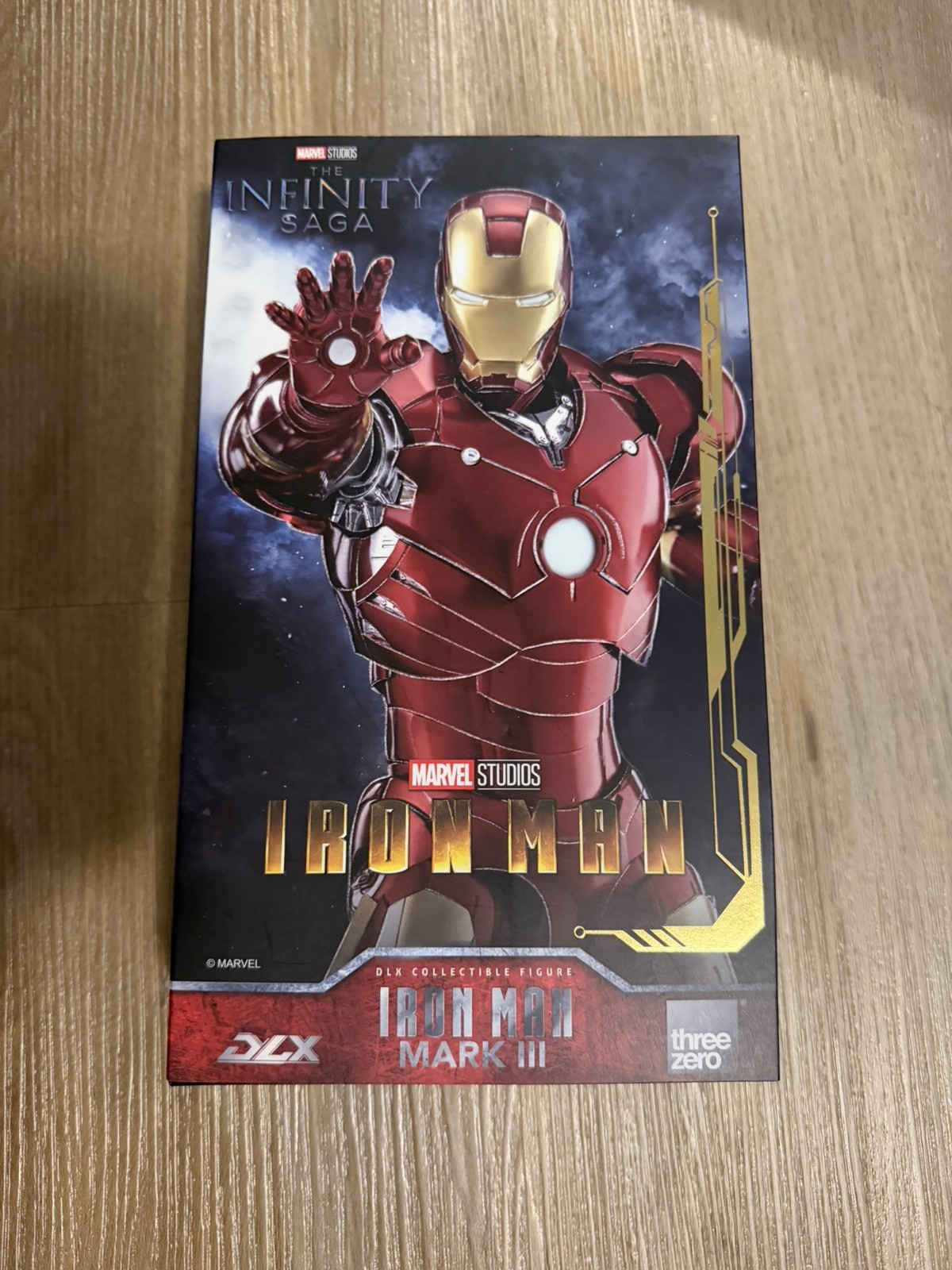 Three Zero Marvel The Infinity Saga DLX Iron Man Mark 3 Action Figure