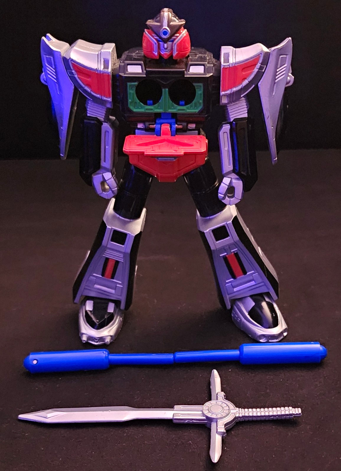 Mighty Morphin Power Rangers  2001 / Time Force Megazord Mode Red Complete #82