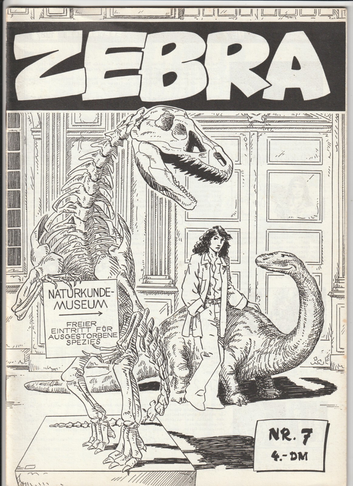 ✪ ZEBRA L'ESIGENTE RIVISTA TEDESCA DI FUMETTI #7, Zebra 1987 COMICHEFT Z1/1-