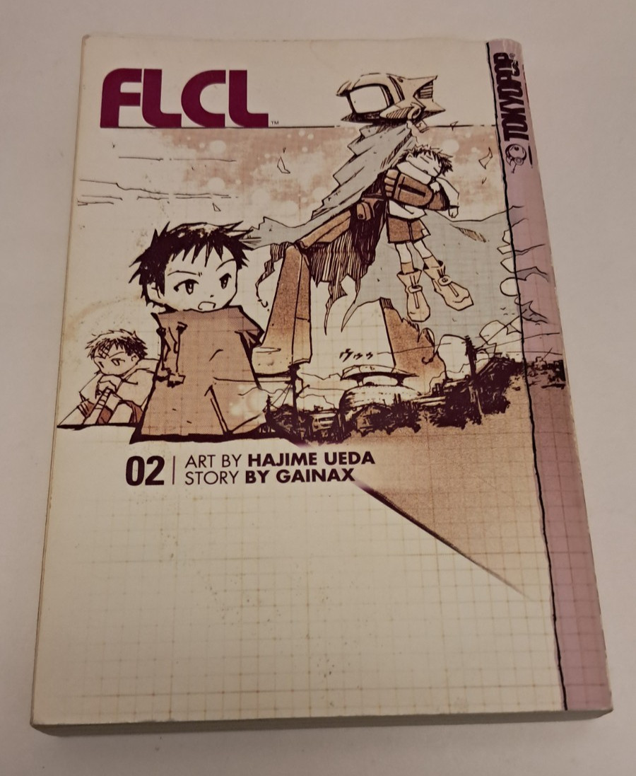 FLCL Volume 02 Manga Art Hajime Ueda Story Gainax TokyoPop brossura inglese