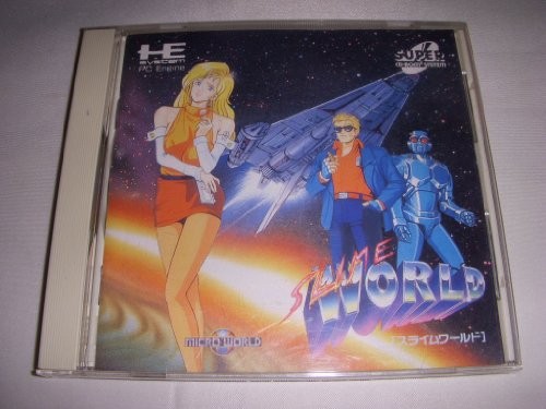 SLIME WORLD PC-Engine SCD PCE Grafx Import GIAPPONE Game book form JP