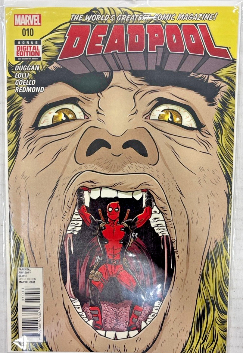 Deadpool #10 Marvel Comics 2016 edizione digitale bonus ottime condizioni spedizione gratuita