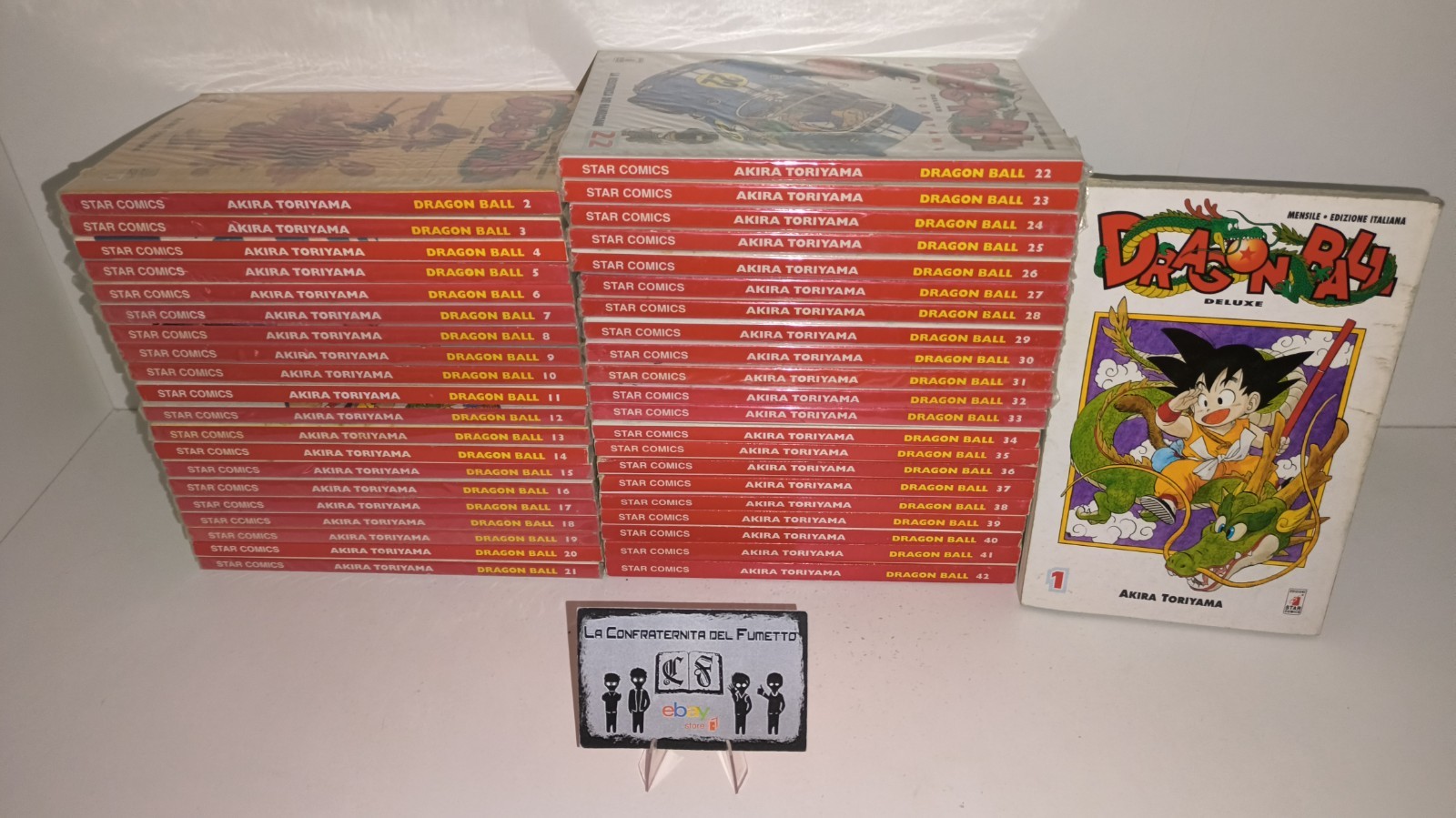 DRAGON BALL DELUXE SERIE COMPLETA 1/42 STAR COMICS MANGA AKIRA TORIYAMA