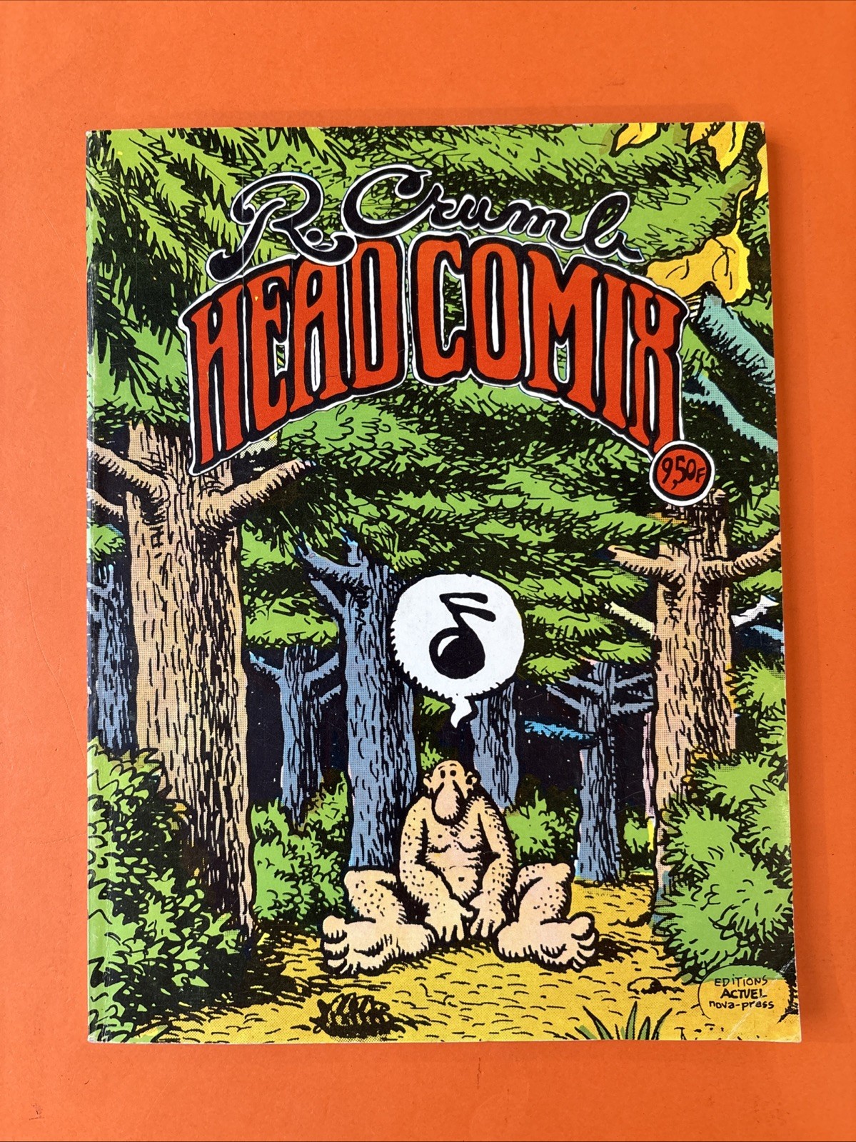CRUMB HEAD COMIX N&B EO 1971 ED ACTUEL EXCELLENT ÉTAT