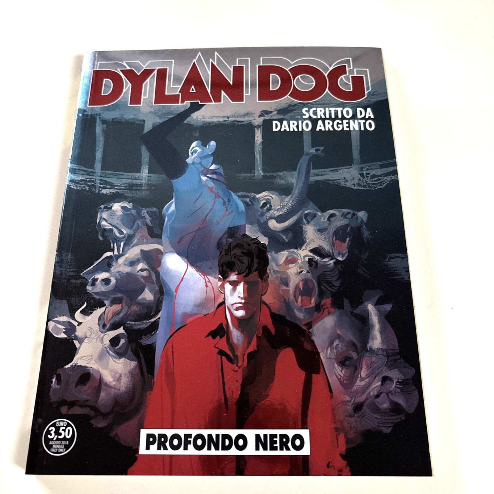 DYLAN DOG N. 383 - PROFONDO NERO - SCRITTO DARIO ARGENTO -  ESAURITO DA EDICOLA