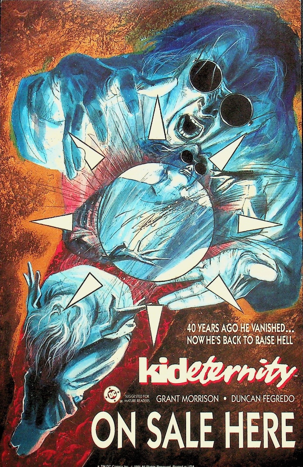 1991 DC Comics Kideternity Grant Morrison/Duncan Fegredo Pre Sales Ad -A8-18