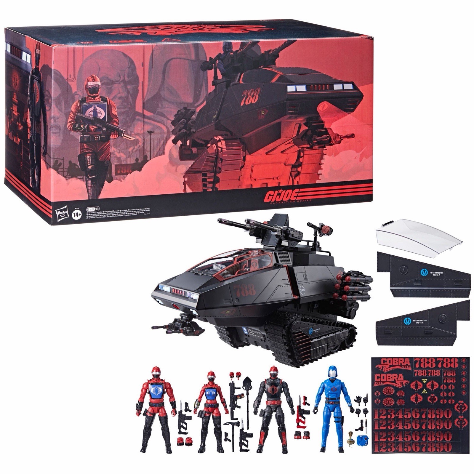HASLAB 2023 GI JOE SERIE CLASSIFICATA COBRA SIBILO SERBATOIO - SIGILLATO IN FABBRICA - TUTTI I LIVELLI