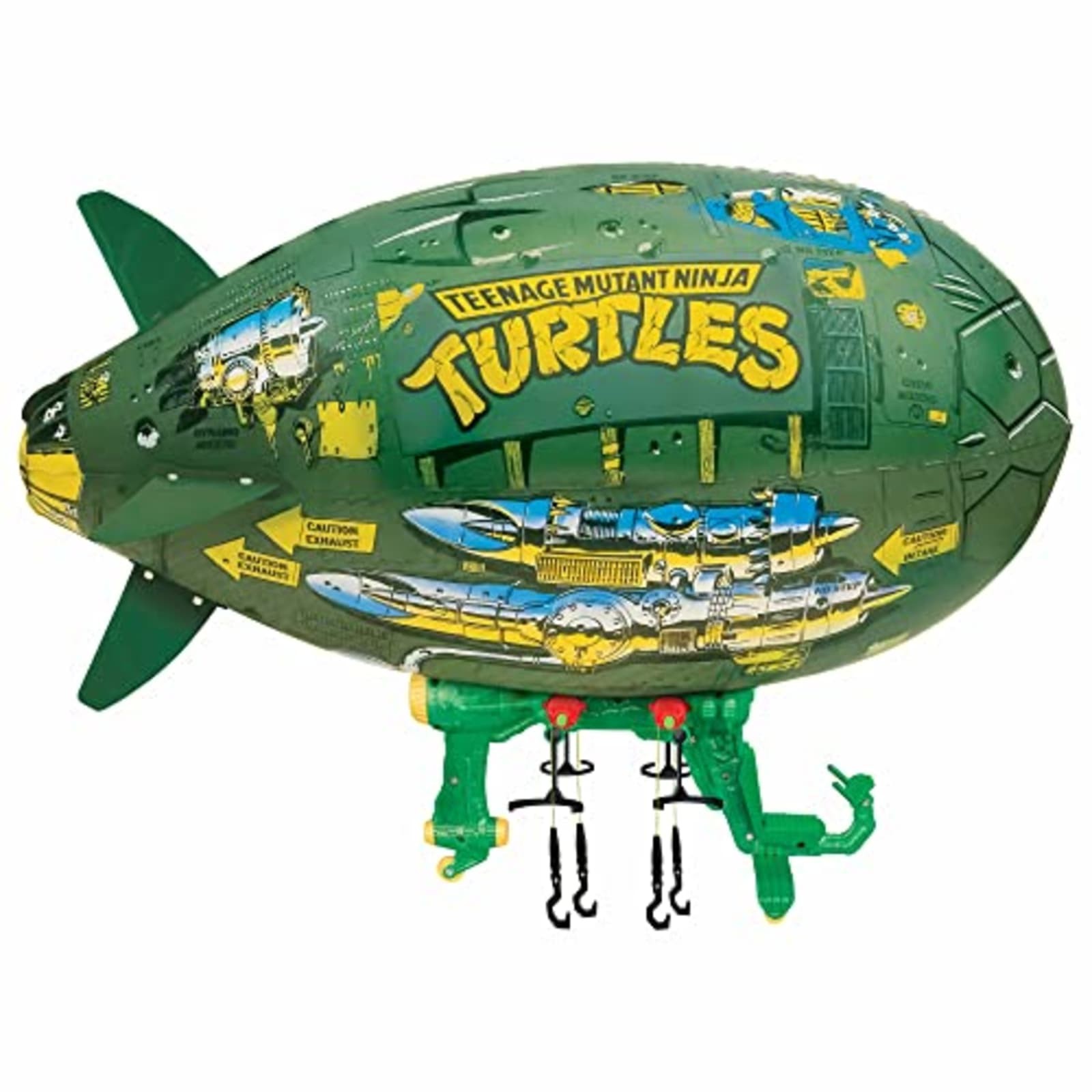 TMNT Classic Turtle Blimp Inflatable Toy Playset Rappelling System Patch Kit