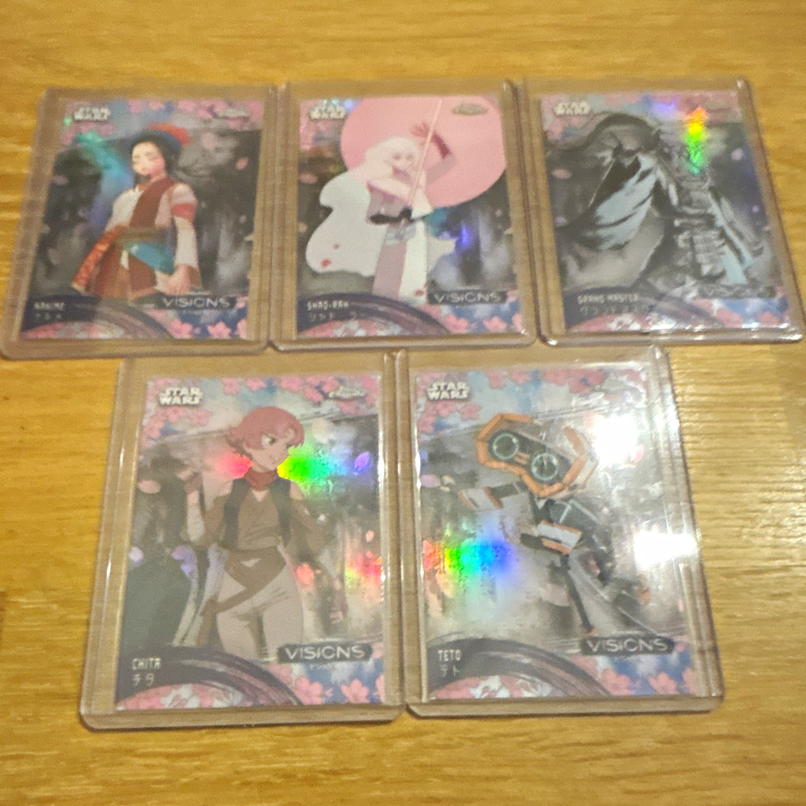 Topps Star Wars: Visions 2022 Hologram Non-Sport Card Lot 5 Nakime Teto