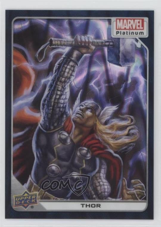 2023 Upper Deck Marvel Platinum Teal Wave 90/799 Thor #86 0wz4