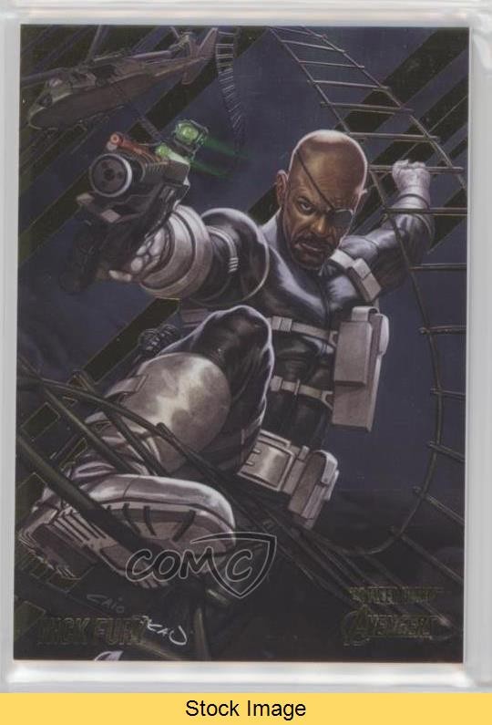 Fleer Ultra Avengers Rainbow Nick Fury 2022 #49 LEGGI 4f0