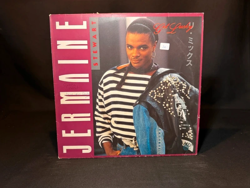 Jermaine Stewart Vinyl Get Lucky rare Retro 12 Inch