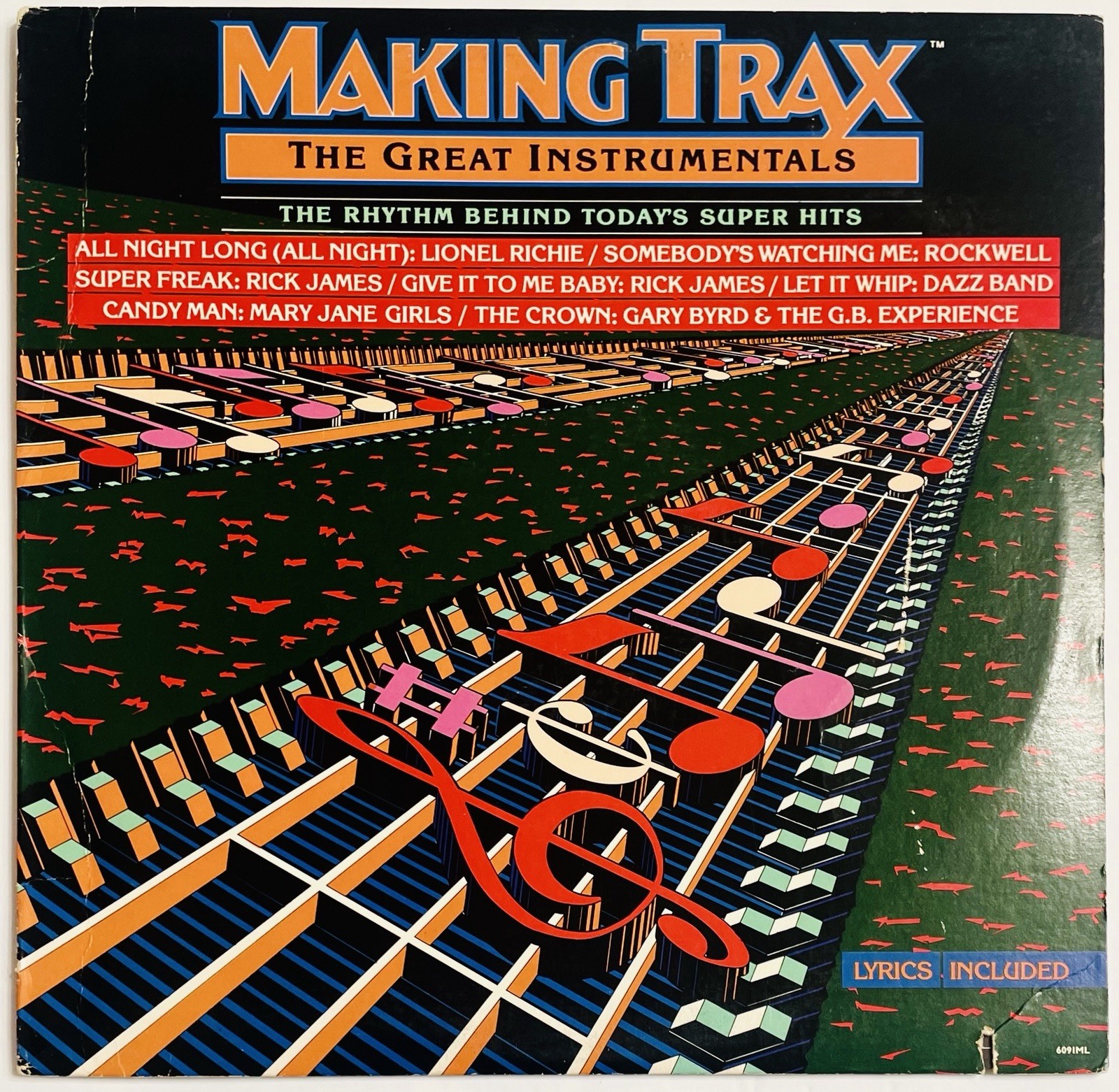 V/A - Making Trax - The Great Instrumentals - Vinyl LP - Motown w/ Lyrics Insert