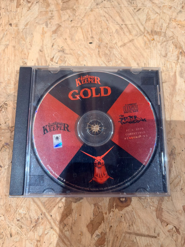 Dungeon Keeper Gold PC Cd-ROM Game with The Deeper Dungeons