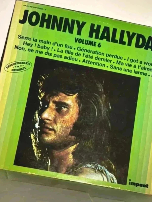 Vinyle Johnny Hallyday volume 6 impact