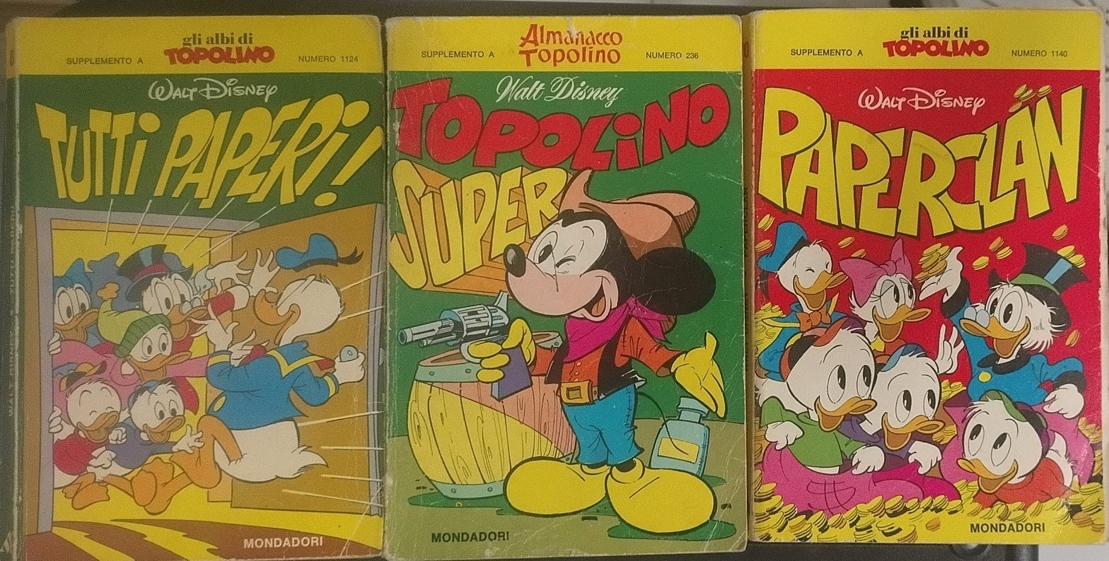 Classici Disney prima serie n° 67-69-70. Disney 