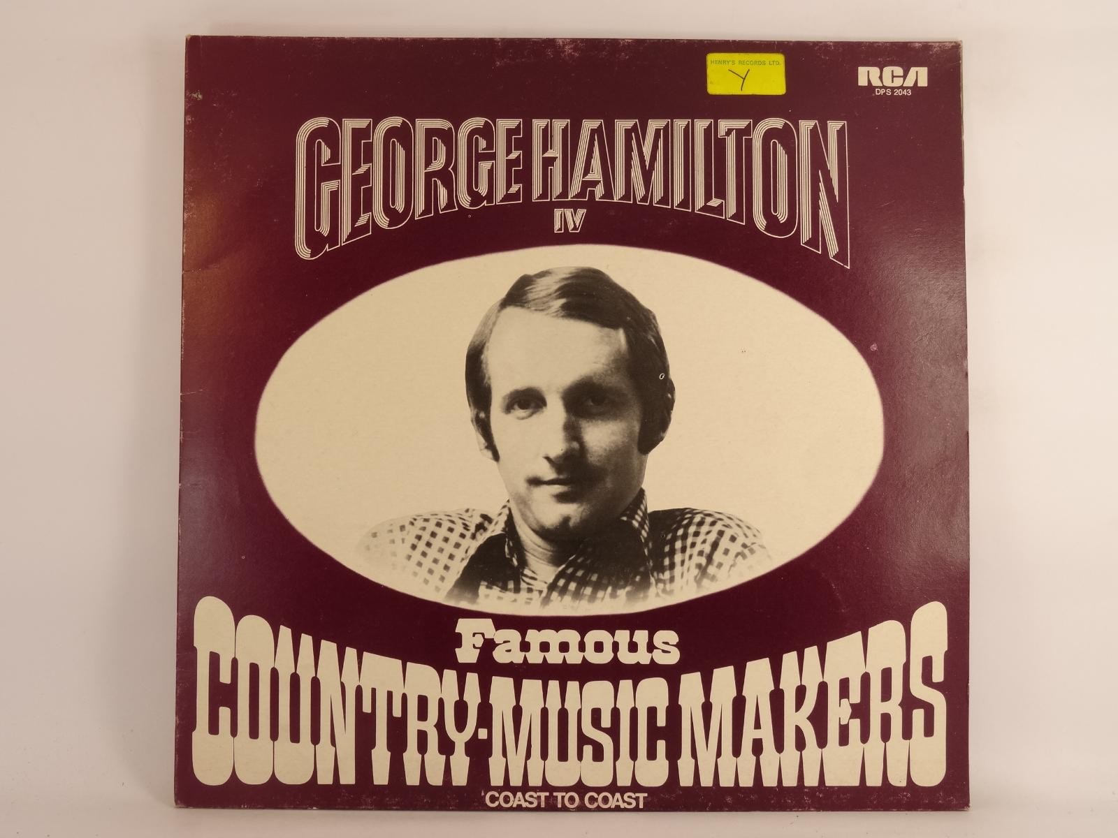 GEORGE HAMILTON IV FAMOUS COUNTRY MUSIC MAKERS (2 DISCS) (380) 20+ Track LP incl