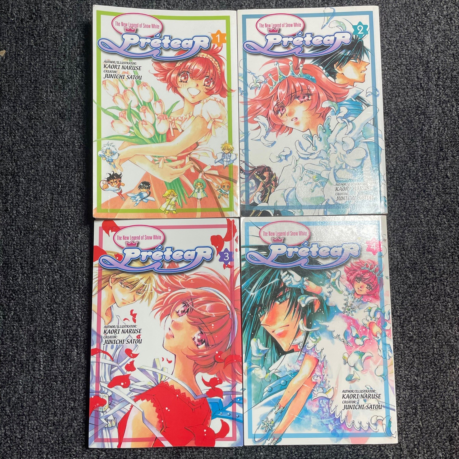 Lotto Manga Pretear Vol. 1-4 inglese di Kaori Naruse & Junichi Satou LEGGI