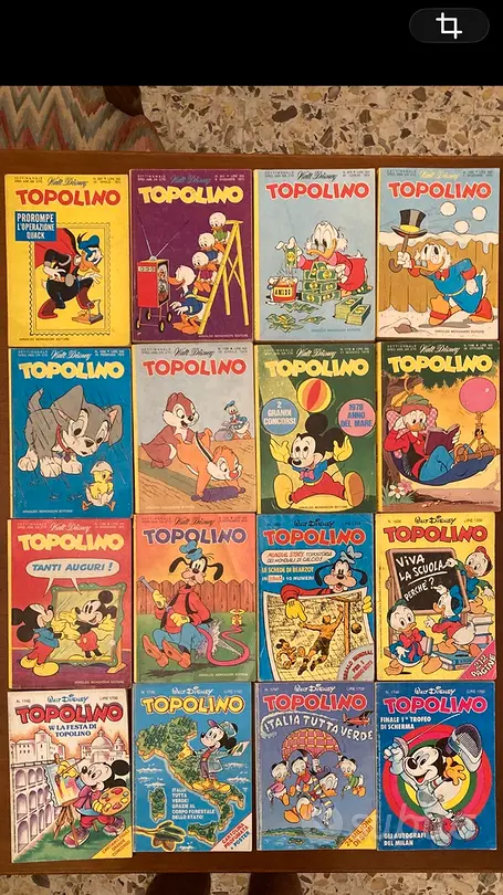 Lotto n. 16 fumetti di Topolino