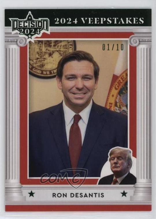2024 Decision 2024 Veepstakes Green 1/10 Ron DeSantis #VS9 3hd