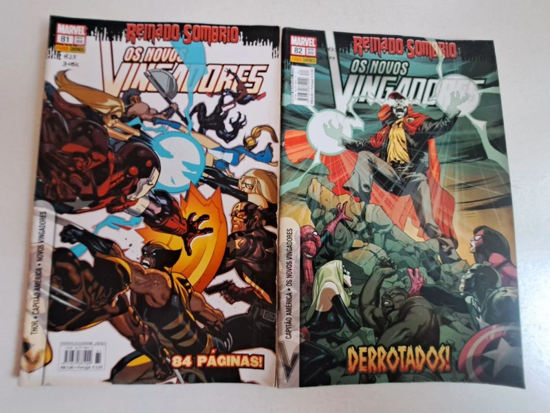 Os Novos Vingadores Renascimento / Derrotados vol. 81 - 82