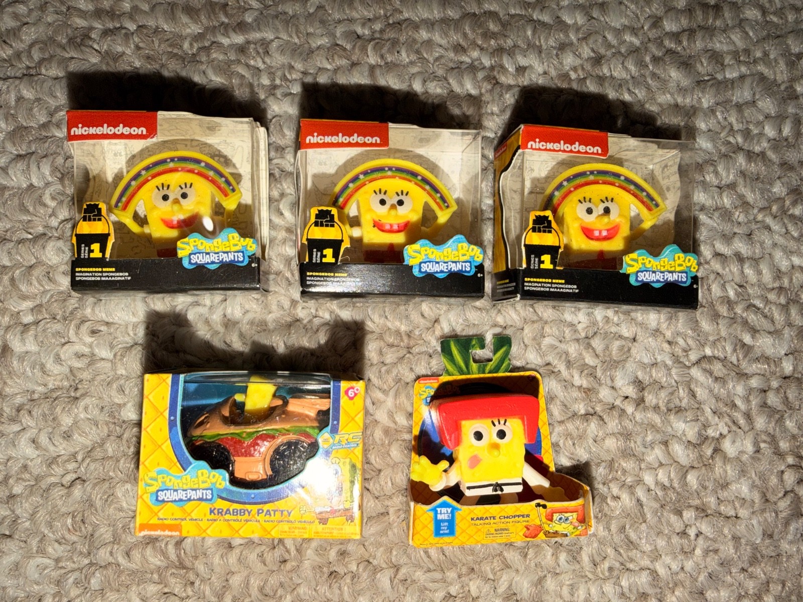 Zuru Toy Mini Brands Spongebob Squarepants Lot of 5 Krabby Patty Brand New