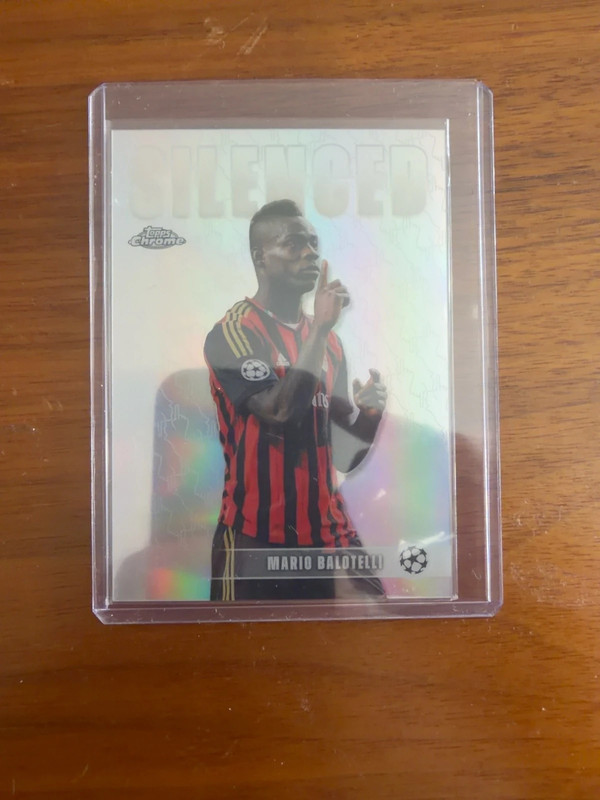 2026 Topps Chrome UCC Silenced Mario Balotelli AC Milan Insert
