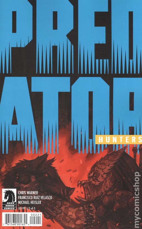 Predator Hunters #2B Velasco Variant FN+ 6.5 2017 Immagine Stock